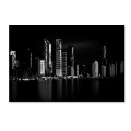Trademark Fine Art 'Brisbane City Of Light' Canvas Art by Steven Fudge
