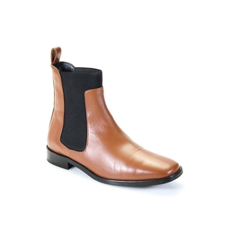 Pre-owned|Everlane Womens Square Toe Weather Boots Peanut Brown Size 6