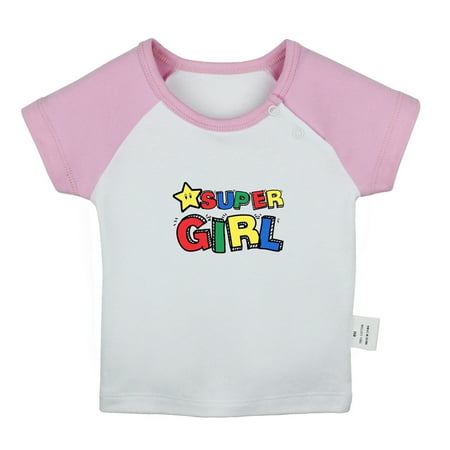 Super Girl Funny T shirt For Baby Newborn Babies T-shirts Infant Tops 0-24M Kids Graphic Tees Clothing (Short Pink Raglan T-shirt 0-6 Months)
Super Girl Funny T shirt For Baby Newborn Babies T-shirts Infant Tops 0-24M Kids Graphic Tees Clothing (Short Pink Raglan T-shirt 0-6 Months)