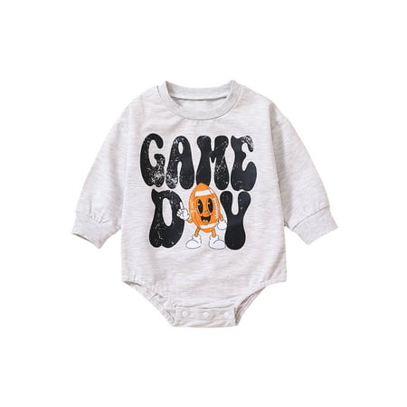 0-24M Baby Girls Boys Spring Autumn Sweatshirt Romper Letter Rugby Print Short Long Sleeve Romper
0-24M Baby Girls Boys Spring Autumn Sweatshirt Romper Letter Rugby Print Short Long Sleeve Romper