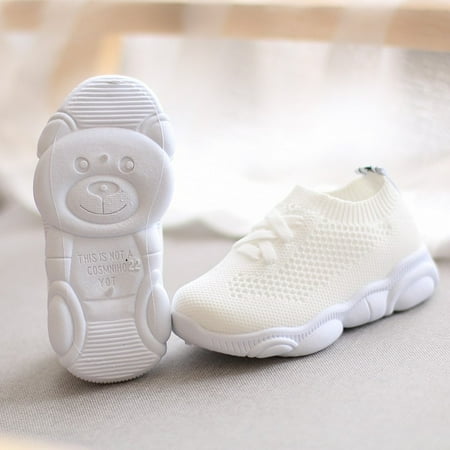 Toddler Girls Mesh Woven Knit Soft-soled Sneakers Lightweight Breathable Non-slip Running Shoes
Toddler Girls Mesh Woven Knit Soft-soled Sneakers Lightweight Breathable Non-slip Running Shoes
