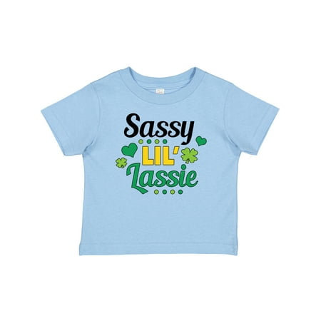 Inktastic Saint Patrick s Day Sassy Lil Lassie with Shamrocks Gift Baby Girl T-Shirt
Inktastic Saint Patrick s Day Sassy Lil Lassie with Shamrocks Gift Baby Girl T-Shirt