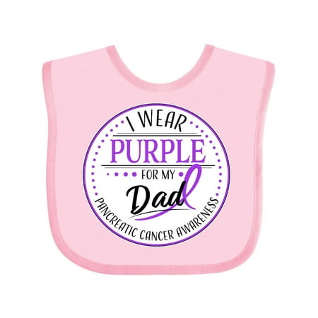 Inktastic I Wear Purple for my Dad- Pancreatic Cancer Awareness Gift Baby Boy or Baby Girl Bib
Inktastic I Wear Purple for my Dad- Pancreatic Cancer Awareness Gift Baby Boy or Baby Girl Bib