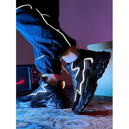 Men Letter Patch Decor Mesh Panel Lace-Up Front Chunky Sneakers Fashion Shoes Women‘s Footwear
Men Letter Patch Decor Mesh Panel Lace-Up Front Chunky Sneakers Fashion Shoes Women‘s Footwear