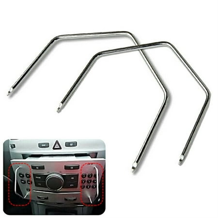2Pcs Car Radio Stereo Removal Tool Release Key Extraction Pin Stereo Head Tool