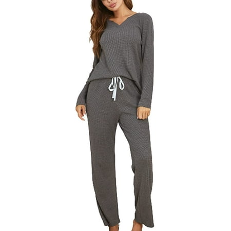 CoCopeaunts Women s 2 Piece Pajama Set Long Sleeve Pants Set Pajamas Winter Warm Nightgown Casual Sleepwear
CoCopeaunts Women s 2 Piece Pajama Set Long Sleeve Pants Set Pajamas Winter Warm Nightgown Casual Sleepwear