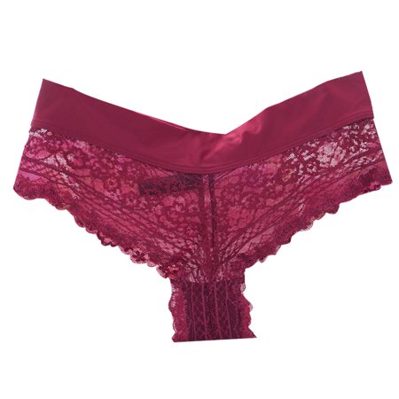 Women s Thong Breathable Hipster Panties Underwear Comfy Low Waist Panties Bikini Underwear Women s G-Strings Panties For Women Lady L Wine Red
Women s Thong Breathable Hipster Panties Underwear Comfy Low Waist Panties Bikini Underwear Women s G-Strings Panties For Women Lady L Wine Red