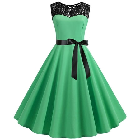 jsaierl Tea Party Dress for Women Vintage 1950s Retro Sleeveless Lace Splice Solid Party Prom Swing Dresses for women 2023
jsaierl Tea Party Dress for Women Vintage 1950s Retro Sleeveless Lace Splice Solid Party Prom Swing Dresses for women 2023