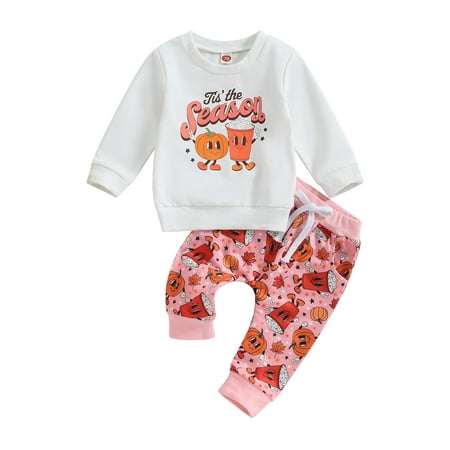 Baby Girl 2Pcs Fall Outfits Long Sleeve Cartoon Print Sweatshirt + Trousers Set Toddler Clothes
Baby Girl 2Pcs Fall Outfits Long Sleeve Cartoon Print Sweatshirt + Trousers Set Toddler Clothes