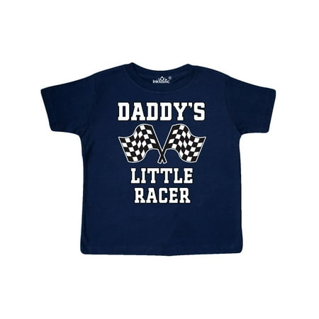Inktastic Racing Daddy Little Racer Gift Gift Toddler Boy Girl T-Shirt