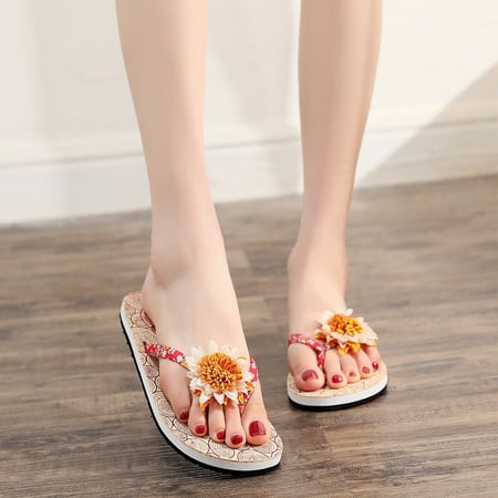 Women Slippers Beach Ladies Slippers Flip Flops Beach Shoes Sandals Slippers