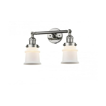 Polished Nickel Tone Bathroom Vanity 17 Wide Matte White Glass Steel/Cast Brass Medium Base 2 Light Fixture
Polished Nickel Tone Bathroom Vanity 17 Wide Matte White Glass Steel/Cast Brass Medium Base 2 Light Fixture