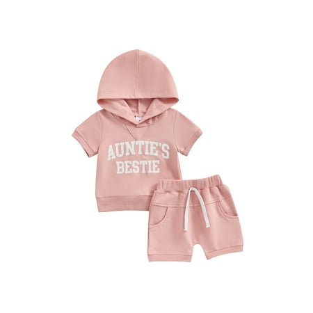 Qtinghua Infant Toddler Baby Girl Boy Summer Clothes Letter Print Short Sleeve Hooded T-shirt with Shorts Outfits
Qtinghua Infant Toddler Baby Girl Boy Summer Clothes Letter Print Short Sleeve Hooded T-shirt with Shorts Outfits