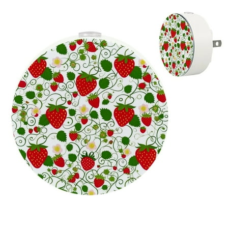 LED Night Lights Plug into Wall 2-Pack 0.5W Plug in Night Light Dusk to Dawn White Bright Nightlight for Bedroom Bathroom Hallway Kitchen Fruit Strawberry Retro
LED Night Lights Plug into Wall 2-Pack 0.5W Plug in Night Light Dusk to Dawn White Bright Nightlight for Bedroom Bathroom Hallway Kitchen Fruit Strawberry Retro