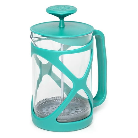 Primula Tempo 6 Cup Glass French Coffee Press Teal