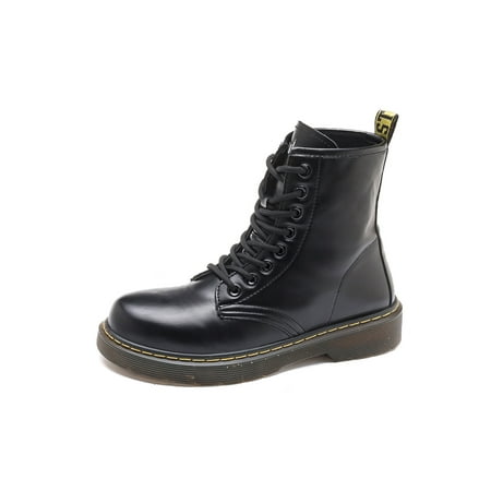 Fangasis Womens Combat Boot Comfort Ankle Booties Lace Up Winter Boots Ladies Casual Shoes Work Fashion Lug Sole Short Bootie Black 7
Fangasis Womens Combat Boot Comfort Ankle Booties Lace Up Winter Boots Ladies Casual Shoes Work Fashion Lug Sole Short Bootie Black 7
