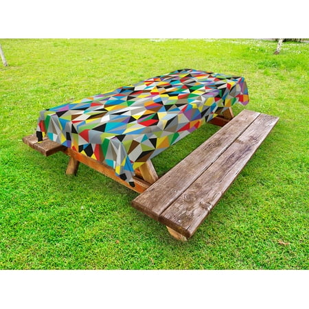Abstract Outdoor Tablecloth Geometric Chaos Triangular Mosaic Polygonal Fractal Contemporary Modern Design Decorative Washable Fabric Picnic Tablecloth 58 X 120 Inches Multicolor by Ambesonne
Abstract Outdoor Tablecloth Geometric Chaos Triangular Mosaic Polygonal Fractal Contemporary Modern Design Decorative Washable Fabric Picnic Tablecloth 58 X 120 Inches Multicolor by Ambesonne
