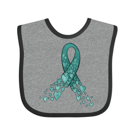 Inktastic Ovarian Cancer Awareness Teal Ribbon Made of Hearts Gift Baby Boy or Baby Girl Bib
Inktastic Ovarian Cancer Awareness Teal Ribbon Made of Hearts Gift Baby Boy or Baby Girl Bib