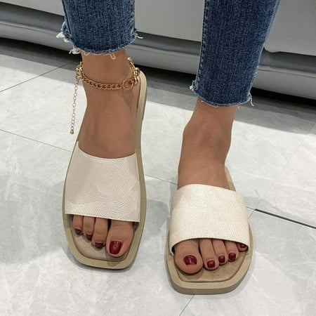 Slippers for Women Gnobogi Women s Flat Shoes Ladies Beach Sandals Summer Non-Slip Causal Slippers
Slippers for Women Gnobogi Women s Flat Shoes Ladies Beach Sandals Summer Non-Slip Causal Slippers