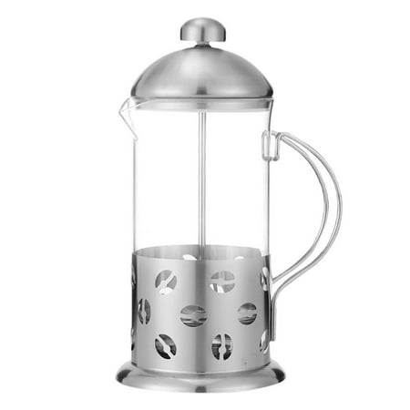 Fovolat Press Coffee Maker|Stainless Steel Insulated Coffee Press|Heat Resistant Thickened Borosilicate Coffee Pot for Outdoor Camping Travelling
Fovolat Press Coffee Maker|Stainless Steel Insulated Coffee Press|Heat Resistant Thickened Borosilicate Coffee Pot for Outdoor Camping Travelling
