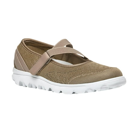 Propet TravelActiv Mary Jane - Women s Lightweight Flexible Mary Jane - Honey