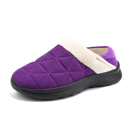 Bosleng Womens Mens House Slippers Slip on Snow Winter Warm Fully Fur Lined Slippers Indoor Outdoor Shoes
Bosleng Womens Mens House Slippers Slip on Snow Winter Warm Fully Fur Lined Slippers Indoor Outdoor Shoes