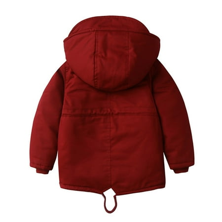 dmqupv Kids Boys Girls Winter Thicken Coat Solid Hooded Jacket Toddler Windproof Thick Warm Outwear Raincoat For Boys Coat 3-4 Years
dmqupv Kids Boys Girls Winter Thicken Coat Solid Hooded Jacket Toddler Windproof Thick Warm Outwear Raincoat For Boys Coat 3-4 Years