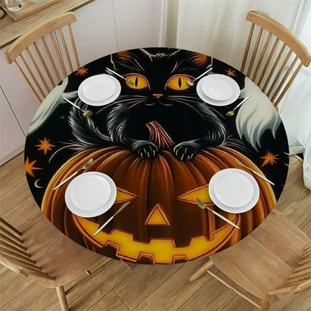 Halloween Tablecloth with Spooky Bats & Haunted House Print - Perfect for Party & Dining Room Decor Washable Fabric
Halloween Tablecloth with Spooky Bats & Haunted House Print - Perfect for Party & Dining Room Decor Washable Fabric