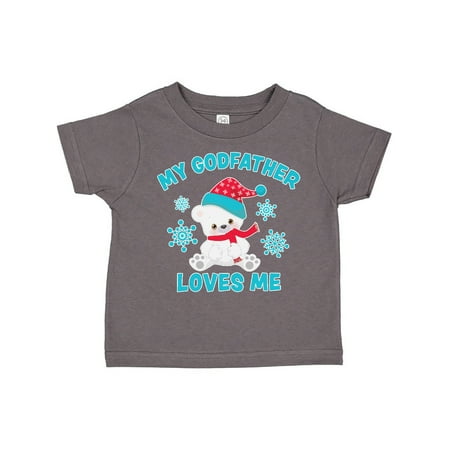 Inktastic Polar Bear My Godfather Loves Me in Santa Hat Gift Toddler Boy or Toddler Girl T-Shirt
Inktastic Polar Bear My Godfather Loves Me in Santa Hat Gift Toddler Boy or Toddler Girl T-Shirt