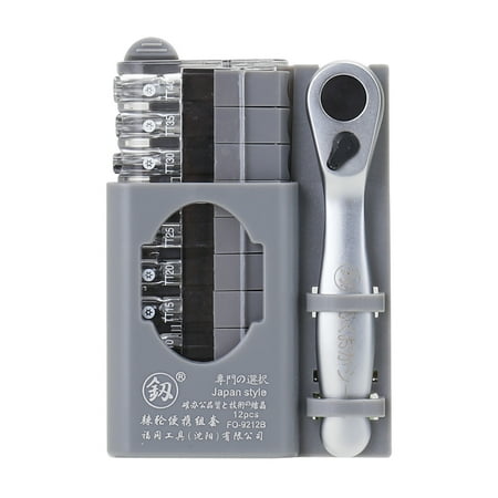 Carevas Portable Ratchet Screwdrivers Set Straight and Cross Screwdriver Kit Convenient to Use
Carevas Portable Ratchet Screwdrivers Set Straight and Cross Screwdriver Kit Convenient to Use