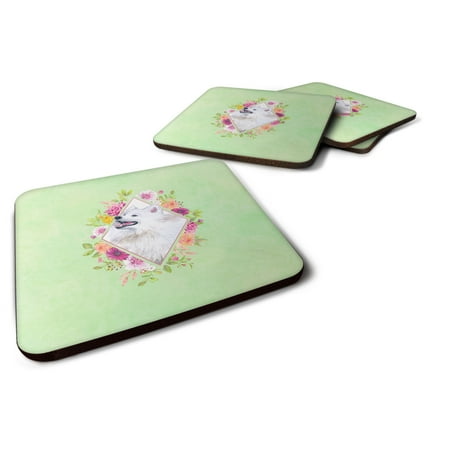 Carolines Treasures CK4337FC Samoyed Green Flowers Foam Coaster Set of 4 3 1/2 x 3 1/2 multicolor
Carolines Treasures CK4337FC Samoyed Green Flowers Foam Coaster Set of 4 3 1/2 x 3 1/2 multicolor