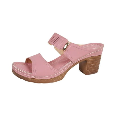 Ruyang Women s Heeled Sandals Women s Beach Slope Heel Slippers Hollow Casual Slippers Slope Bottom Shoes Retro Sandals
Ruyang Women s Heeled Sandals Women s Beach Slope Heel Slippers Hollow Casual Slippers Slope Bottom Shoes Retro Sandals