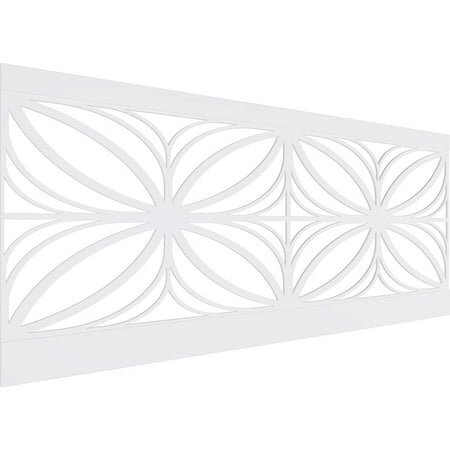 Ekena Millwork 40 H x 94 1/2 W Otis PVC Wainscot Paneling Kit
