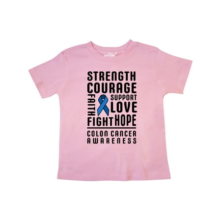 Inktastic Strength Courage Support Colon Cancer Awareness Gift Toddler Boy or Toddler Girl T-Shirt
Inktastic Strength Courage Support Colon Cancer Awareness Gift Toddler Boy or Toddler Girl T-Shirt