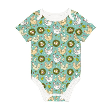 Coaee Chicken Laying Eggs for Soft Cotton Baby Short-Sleeve Bodysuit Baby Girls Boys Bodysuit Romper
Coaee Chicken Laying Eggs for Soft Cotton Baby Short-Sleeve Bodysuit Baby Girls Boys Bodysuit Romper