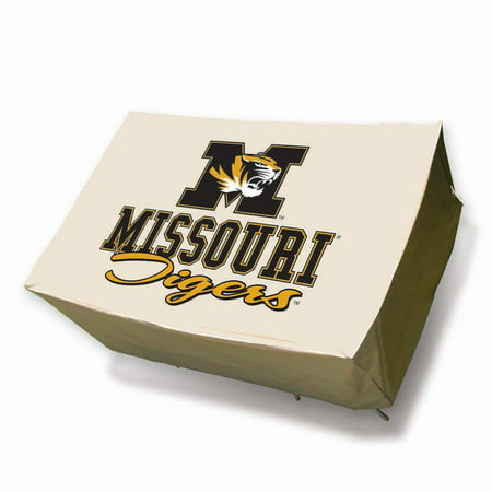 NCAA Mr. Bar-B-Q Round Patio Table Cover, University of Missouri Tigers