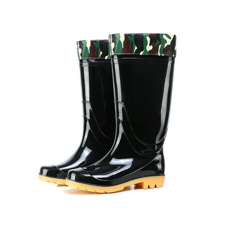 Lacyhop Mens Rain Boots Non-Slip Garden Shoes Waterproof Work Boot Rainy PVC Casual Slip On Black Style D Removable Warm Liner 6.5
Lacyhop Mens Rain Boots Non-Slip Garden Shoes Waterproof Work Boot Rainy PVC Casual Slip On Black Style D Removable Warm Liner 6.5