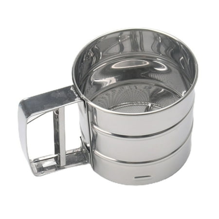 GYMNASTIKA Flour Sifter Flour Shaker Handheld Semi-automatic Stainless Steel Cup Powder Flour Sieve for Home
GYMNASTIKA Flour Sifter Flour Shaker Handheld Semi-automatic Stainless Steel Cup Powder Flour Sieve for Home