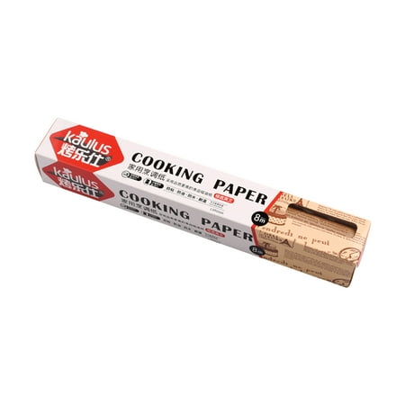 Andoer 26FT Roll Baking Paper Greaseproof Kitchen Cooking Sheets Non-Stick Baking Parchment for Baking Grilling Air Fryer Steaming Bread Cup Cake Cookie
Andoer 26FT Roll Baking Paper Greaseproof Kitchen Cooking Sheets Non-Stick Baking Parchment for Baking Grilling Air Fryer Steaming Bread Cup Cake Cookie