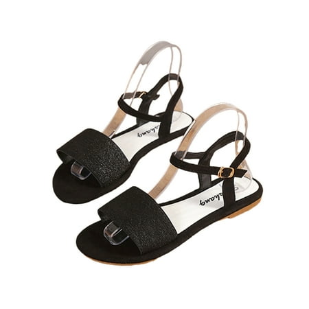 Zodanni Women Sandals Comfort Casual Shoes Summer Flat Sandal Outdoor Beach Shoe Buckle Ankle Strap Black 6.5
Zodanni Women Sandals Comfort Casual Shoes Summer Flat Sandal Outdoor Beach Shoe Buckle Ankle Strap Black 6.5