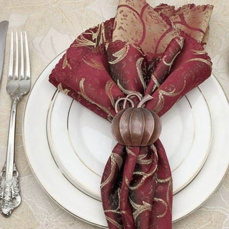 4pcs Napkin Rings Vintage Alloy Pumpkin Shape Napkin Holder Halloween Harvest Theme Party
4pcs Napkin Rings Vintage Alloy Pumpkin Shape Napkin Holder Halloween Harvest Theme Party