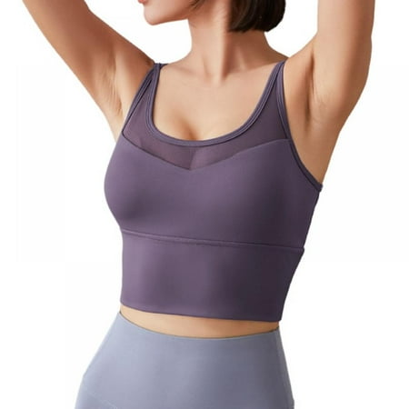 Linen Purity Women s Wirefree Sports Bra High Support Padded Crop Workout Yoga Tops Fitness Running Workout Gym Bras
Linen Purity Women s Wirefree Sports Bra High Support Padded Crop Workout Yoga Tops Fitness Running Workout Gym Bras