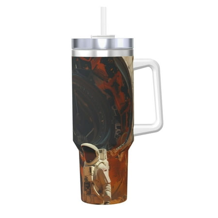 Zeuib Astronaut Exploring Mars Printed Insulated Stainless Steel Hot/Cold Coffee Cup 40oz Ice Bully With Handle Tumbler with Straw and Handle Insulated Water Bottle Travel Mug Cup
Zeuib Astronaut Exploring Mars Printed Insulated Stainless Steel Hot/Cold Coffee Cup 40oz Ice Bully With Handle Tumbler with Straw and Handle Insulated Water Bottle Travel Mug Cup