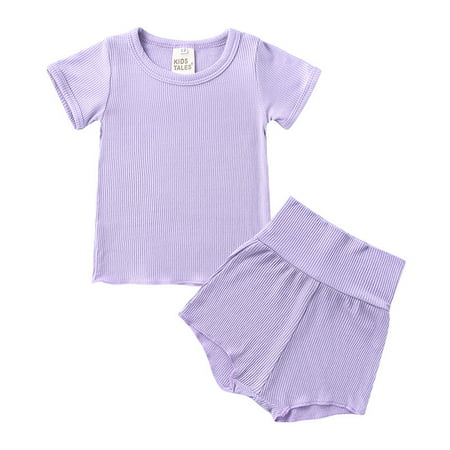 Newborn Girl Cotton Short Sleeve Belly Protection High Waist Shorts Home Children s Pajamas 2 Piece Set Solid Color Pajamas for 3-24M
Newborn Girl Cotton Short Sleeve Belly Protection High Waist Shorts Home Children s Pajamas 2 Piece Set Solid Color Pajamas for 3-24M
