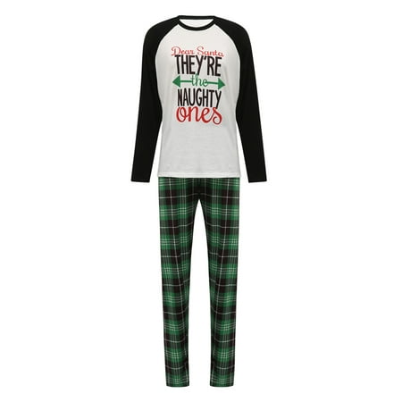 Frobukio Family Matching Sleepwear Christmas Pajamas Set Letter Tops Plaid Pant Set Nightwear Xmas Homewear Black Green Mom XL
Frobukio Family Matching Sleepwear Christmas Pajamas Set Letter Tops Plaid Pant Set Nightwear Xmas Homewear Black Green Mom XL