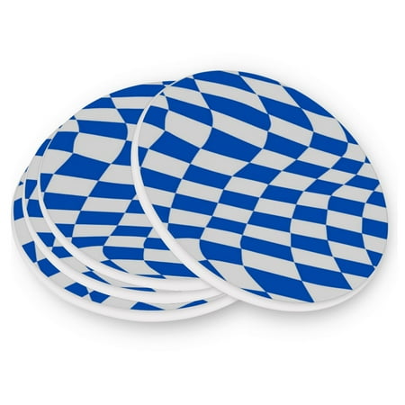 Round Coasters Modern Style Ceramic Coaster Waterproof and Durable Drink Coaster Coasters set of 4 Customizable Coasters 1pc Blue Twisted Lattice
Round Coasters Modern Style Ceramic Coaster Waterproof and Durable Drink Coaster Coasters set of 4 Customizable Coasters 1pc Blue Twisted Lattice