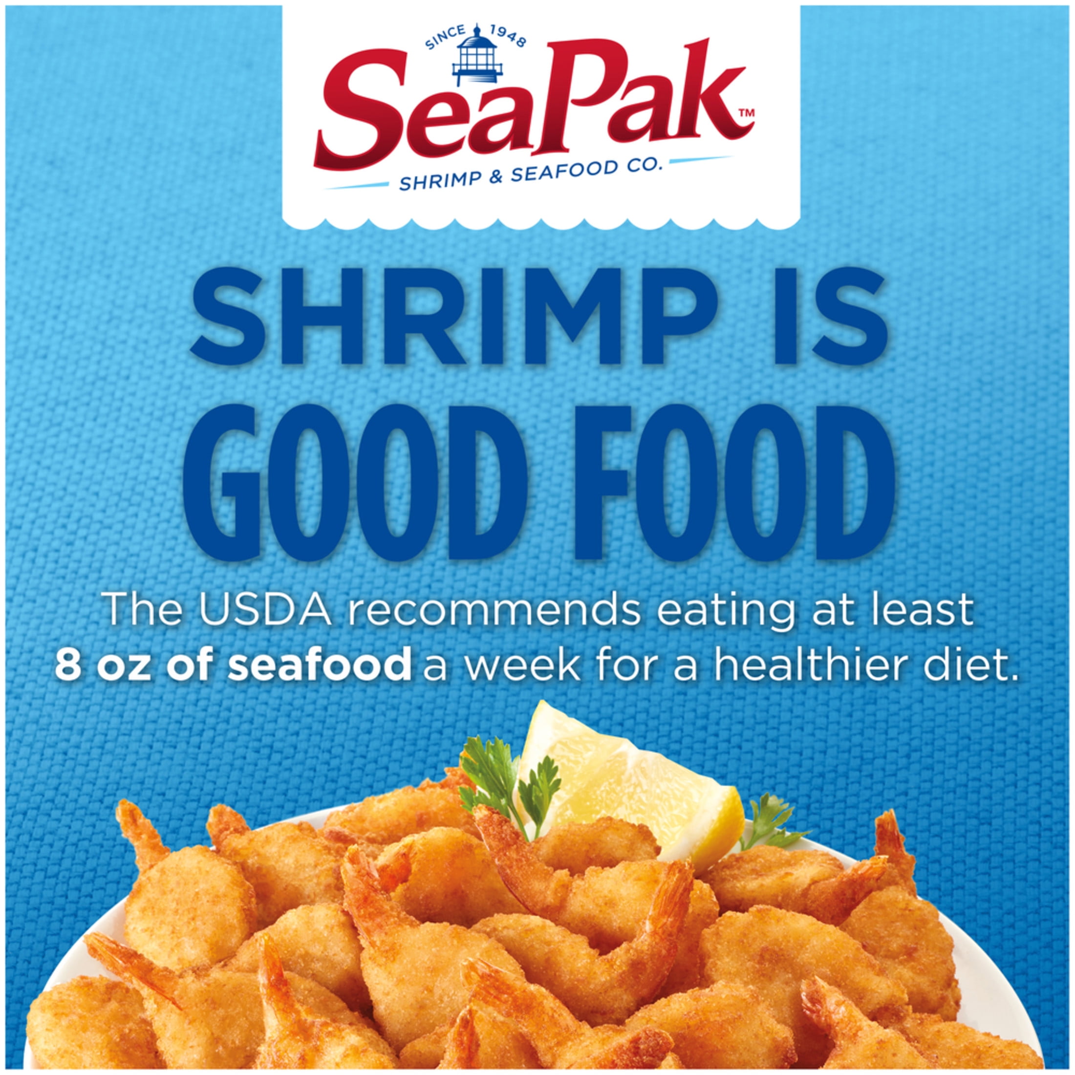 Seapak Jumbo Butterfly Shrimp With Crispy Breading Easy To Bake Oz