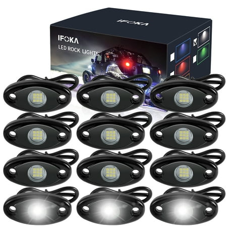 Toorise LED Rock Lights Underglow Light for Car Waterproof Trail Rig Lamp Universal Underbody Glow for Car Truck ATV SUV Off-road Boat White
Toorise LED Rock Lights Underglow Light for Car Waterproof Trail Rig Lamp Universal Underbody Glow for Car Truck ATV SUV Off-road Boat White