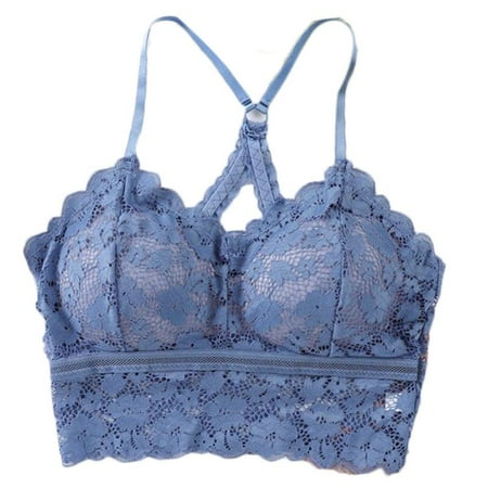 ZUARFY Women Sexy Floral Lace Bralette Padded Racerback Bra Hollow Backless Crop Top
ZUARFY Women Sexy Floral Lace Bralette Padded Racerback Bra Hollow Backless Crop Top