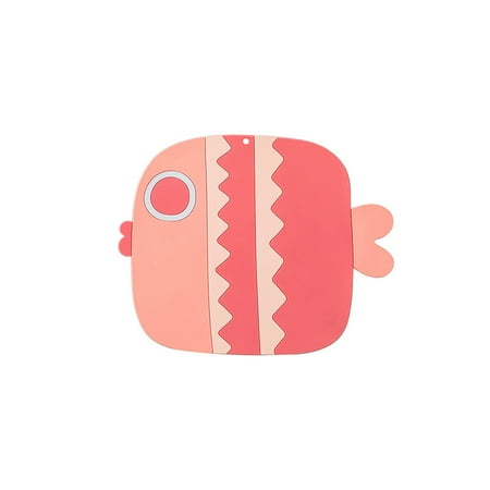 BOOYOU Tableware Cartoon Simple Square Thickened Coasters Non-slip Anti-scald Placemats